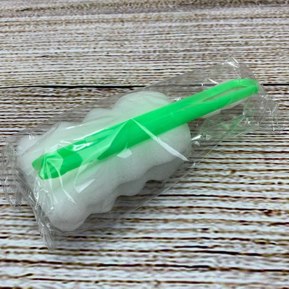 Bottle Brush Cleaner Sponge Long Handle‎ Detachable Kitchen Cleaning Tool NEW
